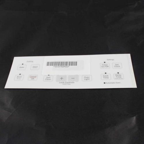 GE WB27T11512 FACEPLATE GRAPHICS (WW)